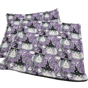 Guinea Pig P Piddle Pads Reversible Fleece 12” Pair Lot 2 Halloween Fall New